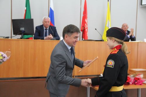 Чествование призёров республиканских предметных олимпиад и их наставников