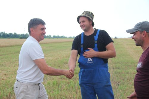В Спасском районе чествовали лучших комбайнеров