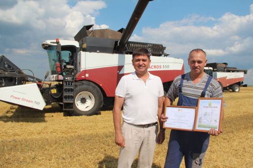 В Спасском районе чествовали лучших комбайнеров