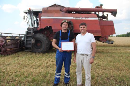 В Спасском районе чествовали лучших комбайнеров