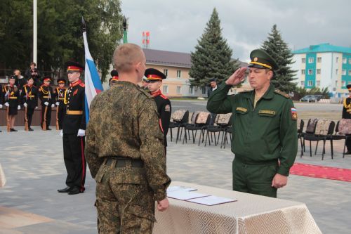 Спасские кадеты дали клятву Родине