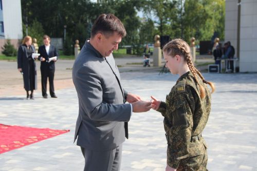 Спасские кадеты дали клятву Родине
