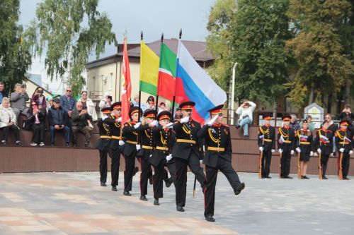Спасские кадеты дали клятву Родине