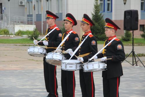 Спасские кадеты дали клятву Родине