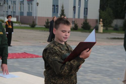 Спасские кадеты дали клятву Родине