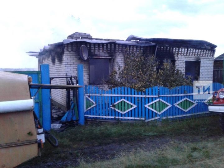 В Спасском районе мужчина сгорел вместе с домом
