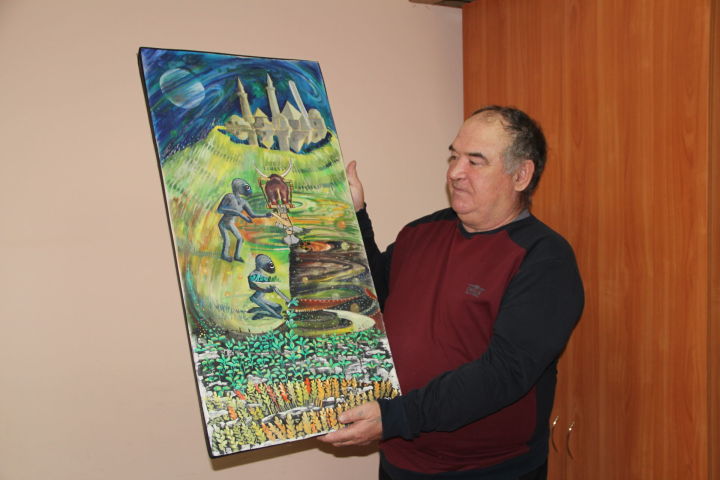 Работа живописи художника из Болгар, вошла в десятку лучших на Международной выставке