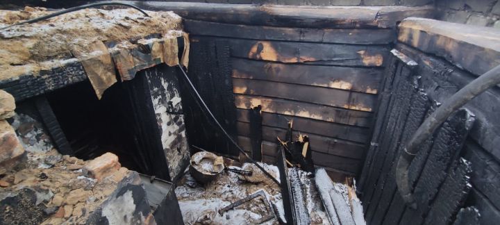 В Среднем Юрткуле Спасского района произошел пожар