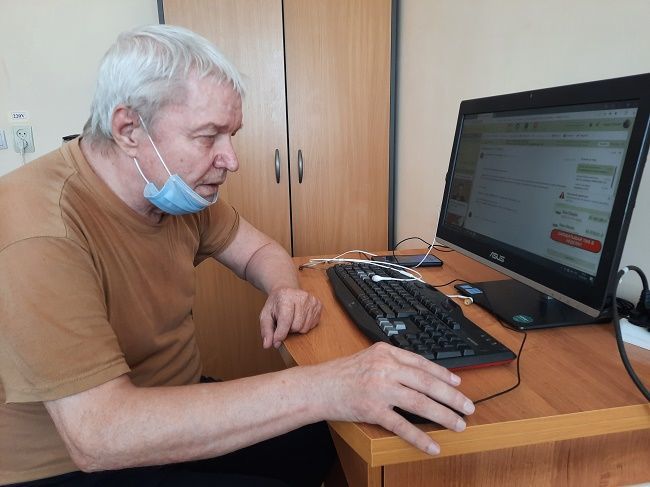 В Спасском доме-интернате для престарелых и инвалидов ведутся занятия по компьютерной грамотности