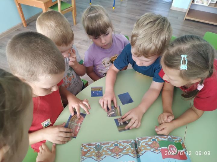 Для воспитанников детсада «Теремок» провели беседу «Татарстан – моя Родина»