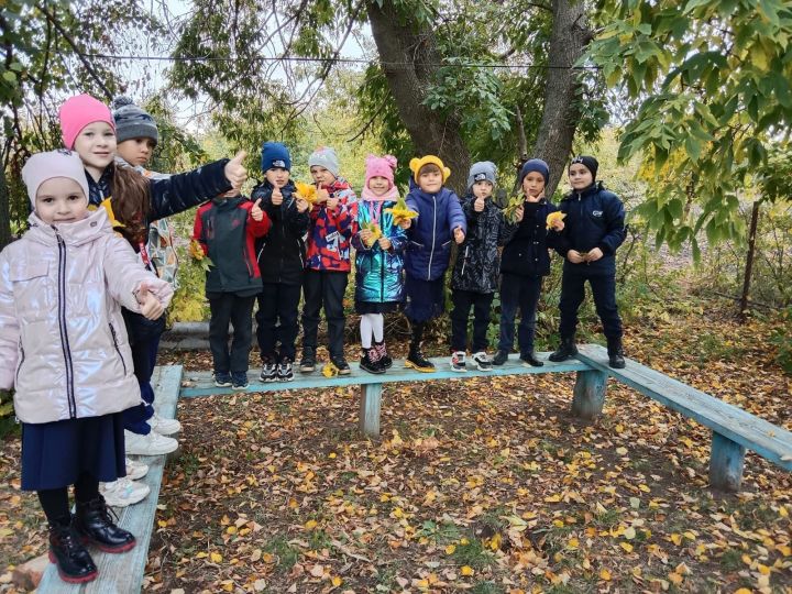 Для Полянских первоклашек провели увлекательное путешествие  «Какие деревья растут вокруг школы»