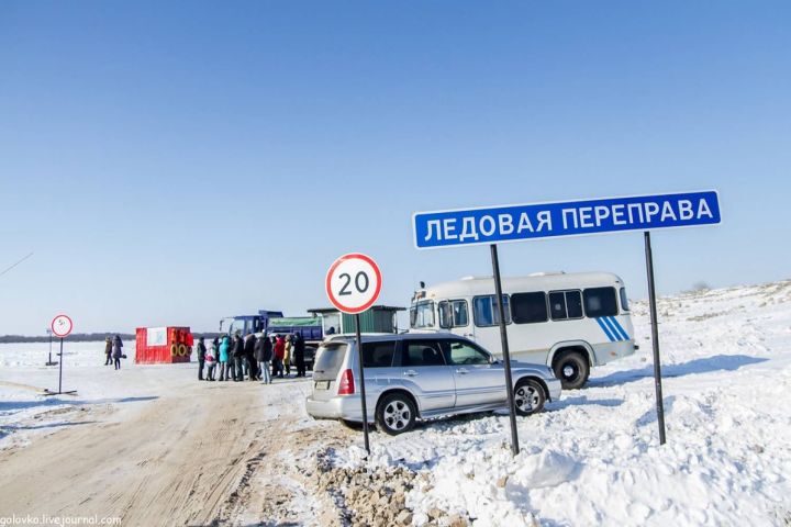 В Татарстане откроются четыре ледовые переправы