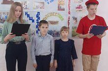 Линейка, посвящённая Дню юного героя-антифашиста прошла в Кимовской средней школе