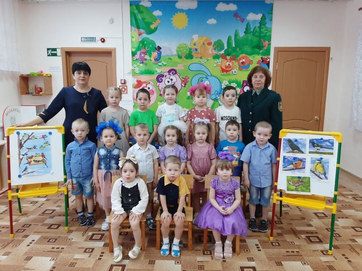 Воспитанники детского садика «Колосок» встретились с сотрудником заказника «Спасский»