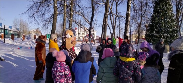 В центральном парке Болгара прошли «Зимние забавы»