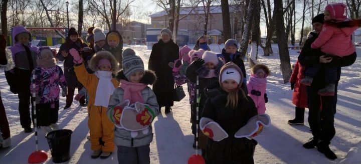 В центральном парке Болгара прошли «Зимние забавы»