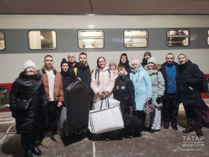 Главные участники татарской свадьбы на форуме «Россия» из Татарстана прибыли в Москву