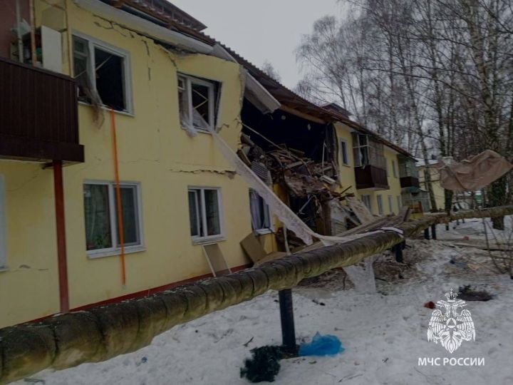 В Татарстане в жилом доме произошёл взрыв газа