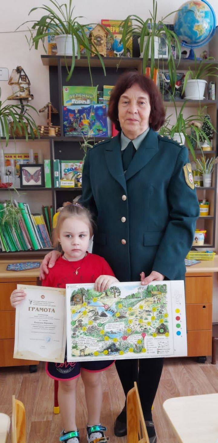 Сотрудник заказника «Спасский» провела для детей детского сада «Колосок» новое мероприятие «Животные нашего леса»