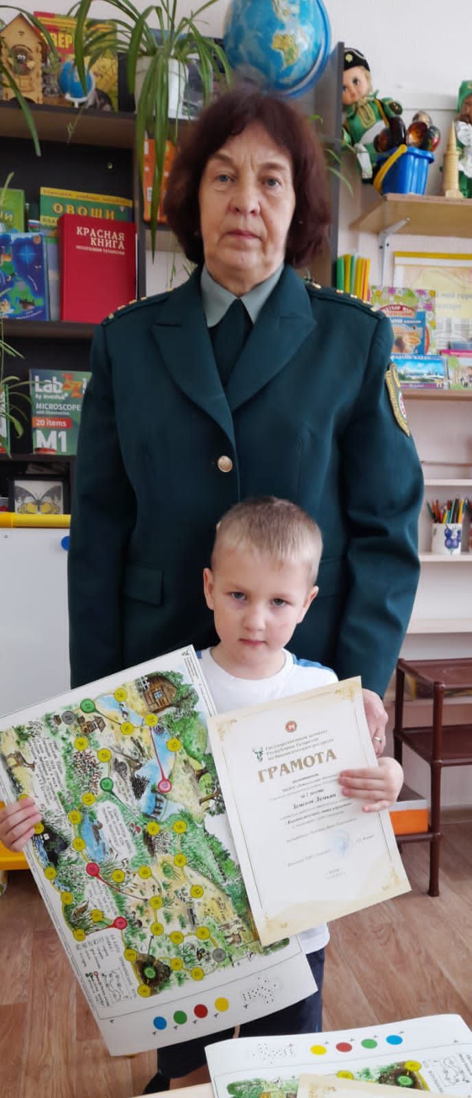 Сотрудник заказника «Спасский» провела для детей детского сада «Колосок» новое мероприятие «Животные нашего леса»