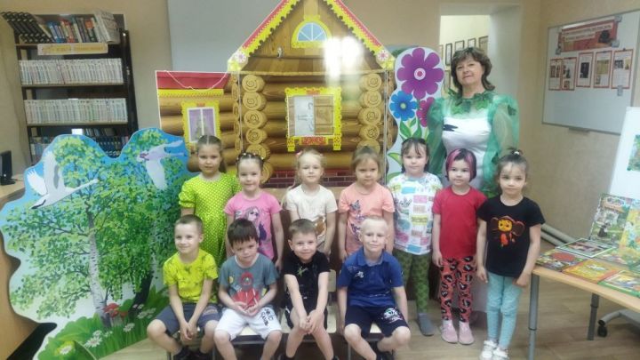 Воспитанники детского сада «Солнышко» посетили детскую библиотеку Болгара