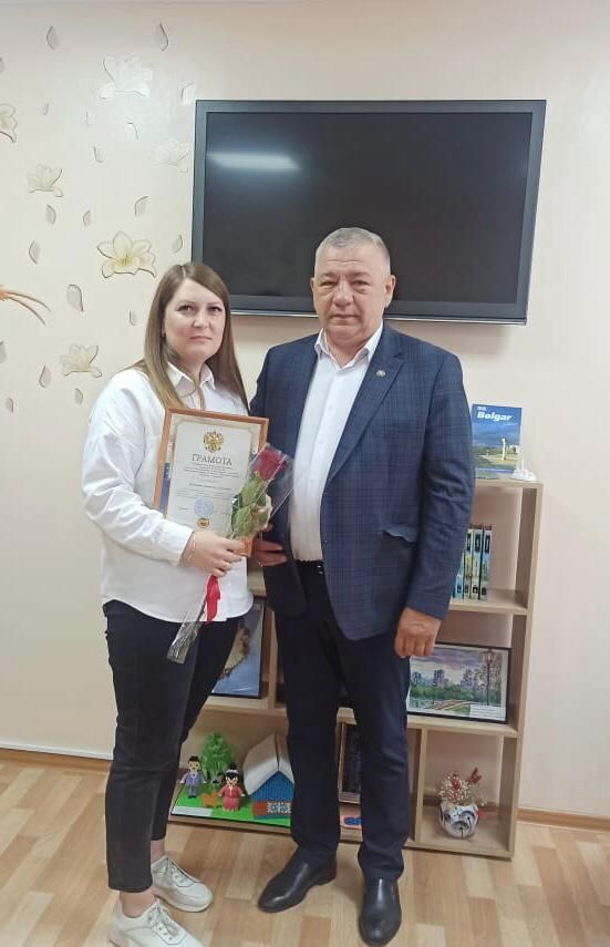 Сотрудники Спасского дома-интерната принимали поздравления от главы района
