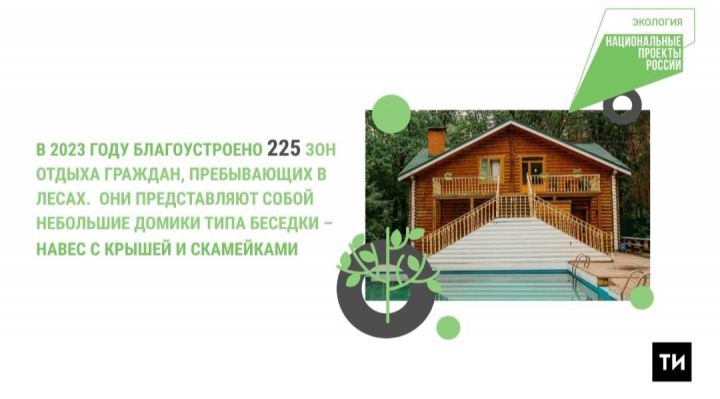 В 2023 году в лесах Татарстана будет благоустроено 225 зон отдыха