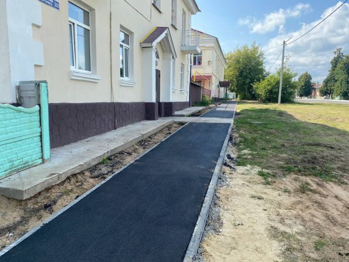 Тротуаров в Болгаре становится больше