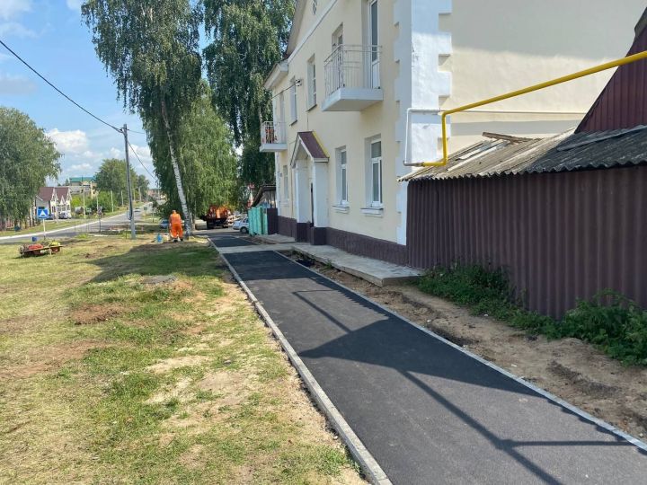 Тротуаров в Болгаре становится больше