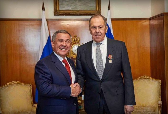 Рустам Минниханов встретился с Сергеем Лавровым