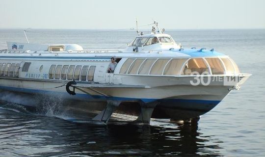 В Татарстане до полумиллиона пассажиров речного транспорта стало больше