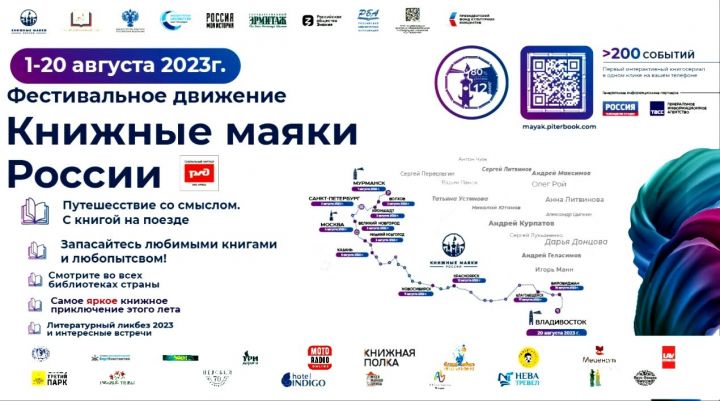 Столица Татарстана стала одной из локаций фестиваля «Книжные маяки России».
