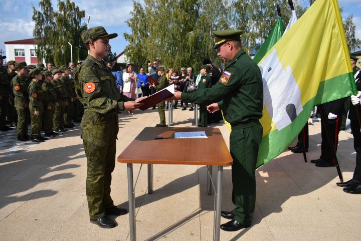 Спасские кадеты дали клятву Родине