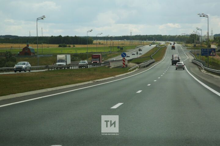 На участке трассы М7 в Татарстане обновят слои износа