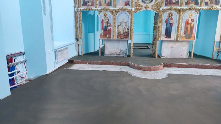 В храме села Антоновка Спасского района идёт капитальный ремонт