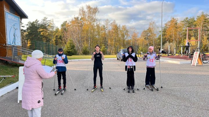 В спортшколе «Олимп» Болгара прошёл турнир по лыжероллерам