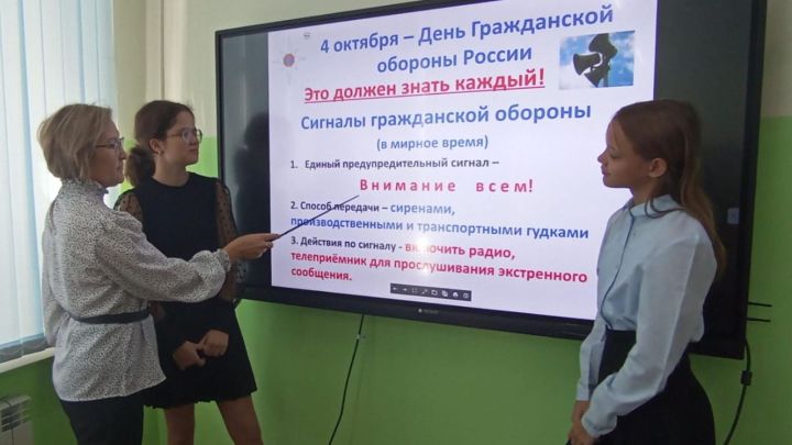 Урок гражданской обороны прошёл в образовательных учреждениях Спасского района