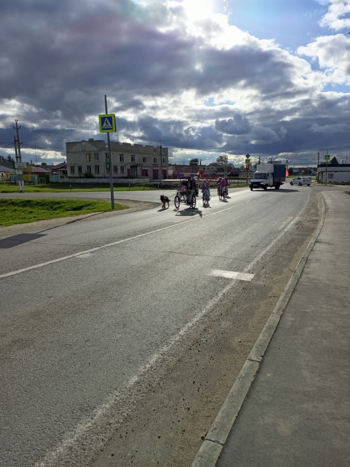 В Болгаре прошёл велопробег в честь Дня Победы