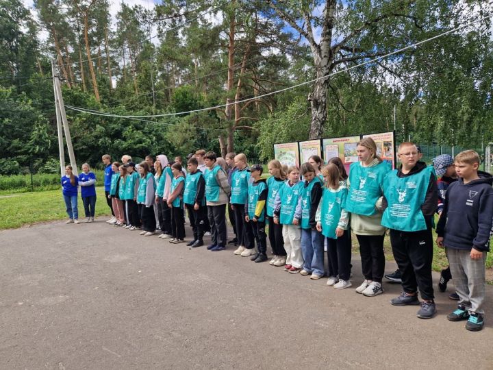 В пионерском лагере «Болгар» состоялось экологическое мероприятие