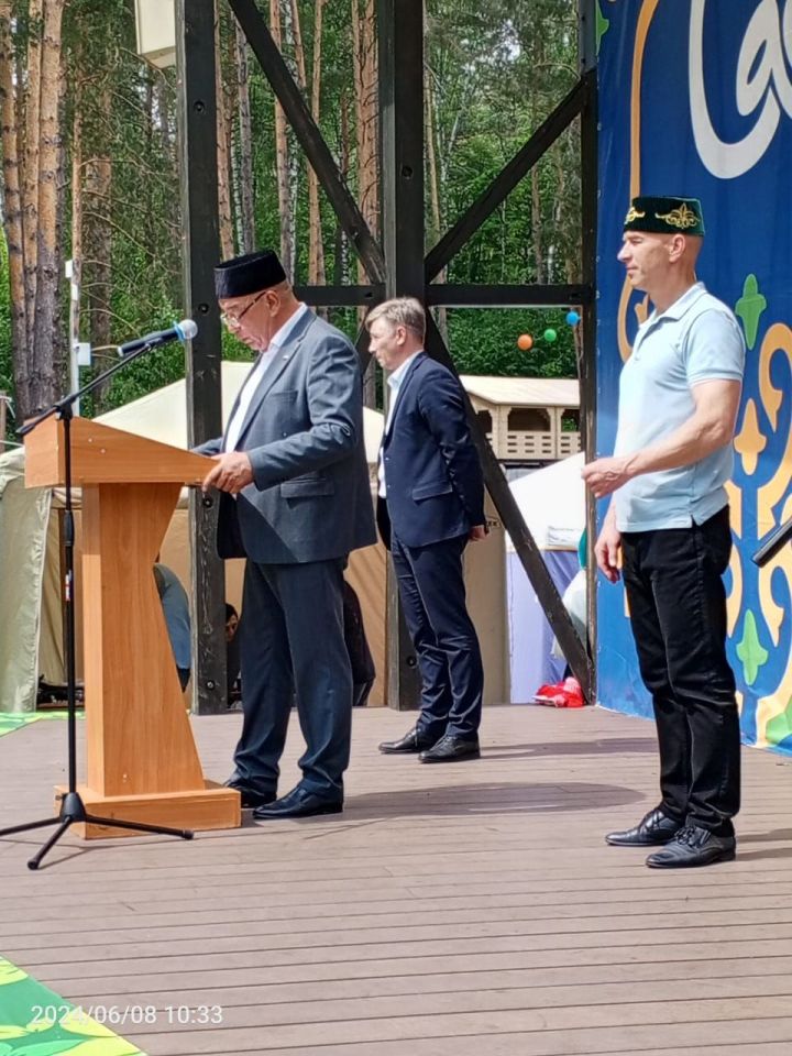 Глава Спасского района поздравил гостей Сабантуя с праздником