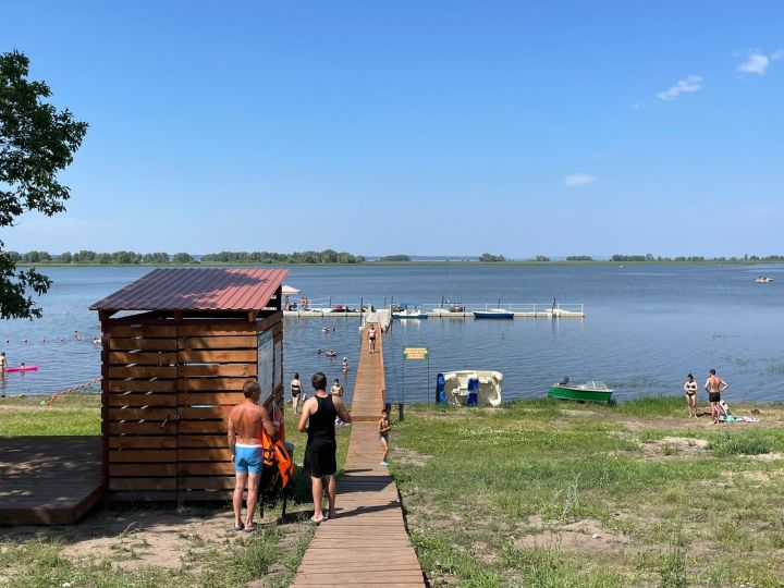 В Спасском районе оборудовали новый пляж