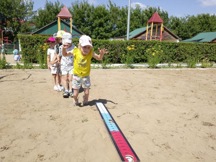 Воспитанники детского сада «Родничок» приняли участие в сдаче норм ГТО