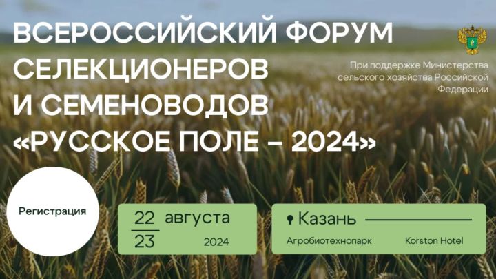 Аграриев Татарстана ждёт форум «Русское поле-2024»