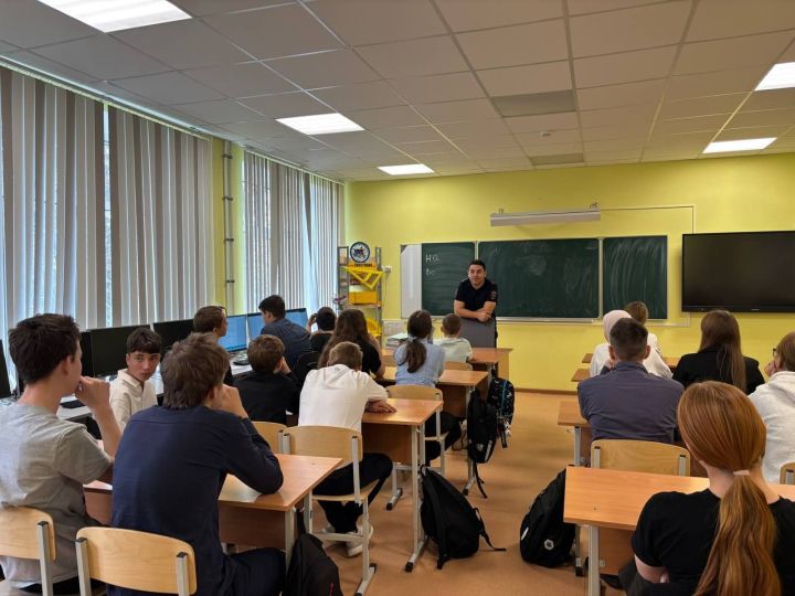 Госавтоинспекция Спасского района провела урок безопасности перед каникулами