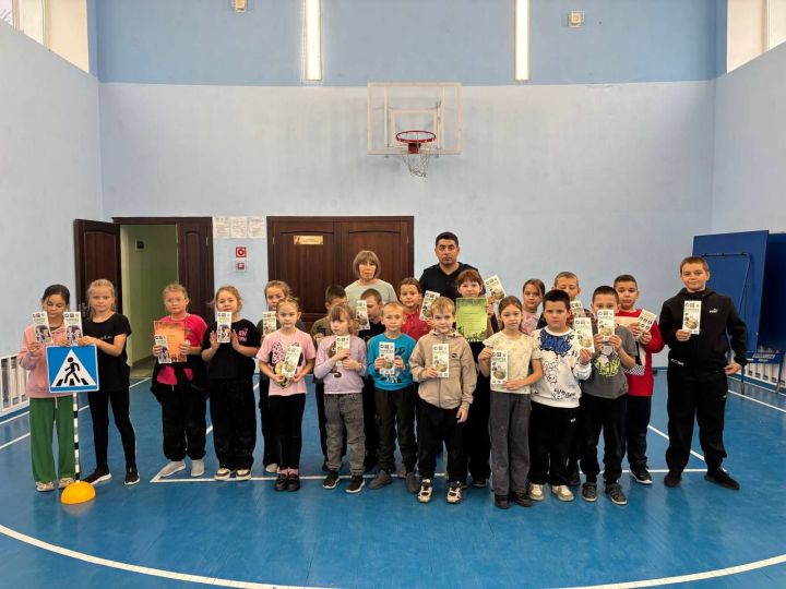 В пришкольном лагере Болгара прошла эстафета «Веселые ПДД»