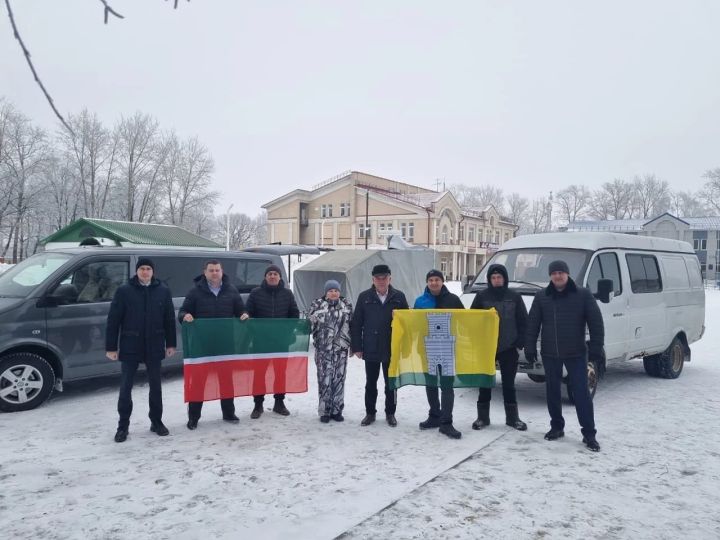 Спас районыннан хәрби операциягә гуманитар ярдәм җибәрелде