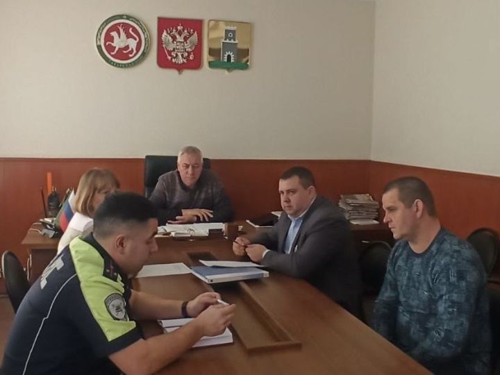 В Болгаре состоялось заседание районной комиссии по безопасности дорожного движения