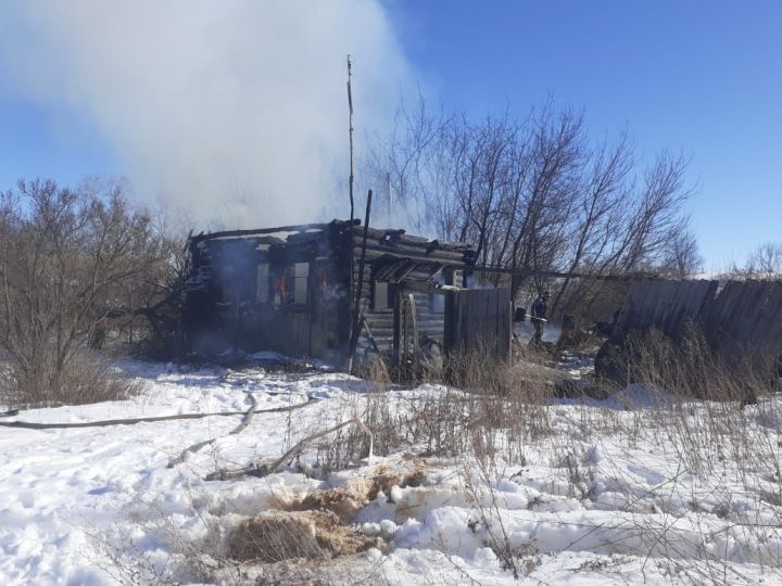 В Спасском районе при пожаре погиб 70-летнй мужчина