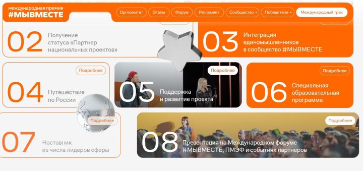 Запущен пятый сезон Международной премии #МЫВМЕСТЕ для поддержки общественных инициатив
