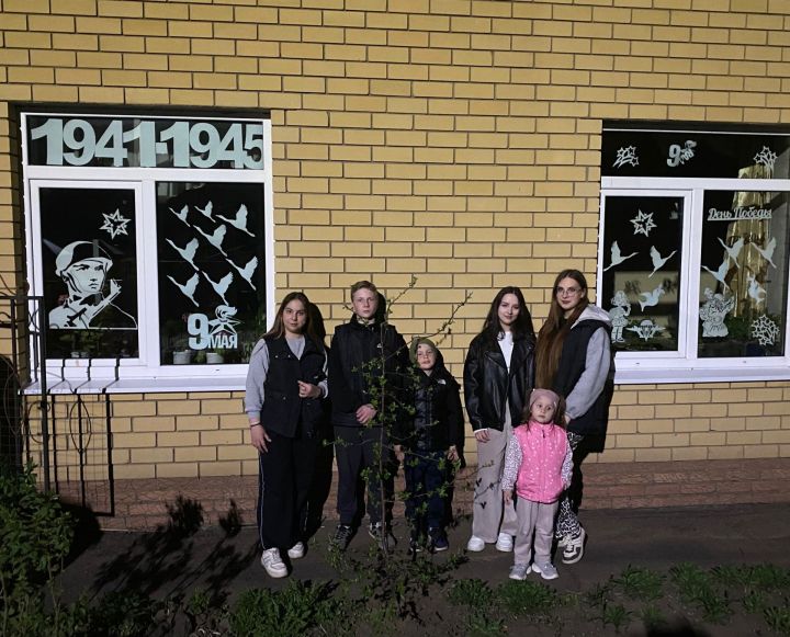 Спасский район РТ присоединился ко всероссийской акции «Окна Победы»
